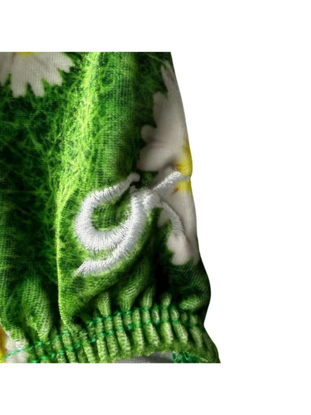 GK Velvet Leotard Gymnastics Dance Daisy Grass Graphic Size Child Large